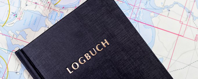 Das Logbuch: Tagebuch auf See Logbuch auf Segelkarte
