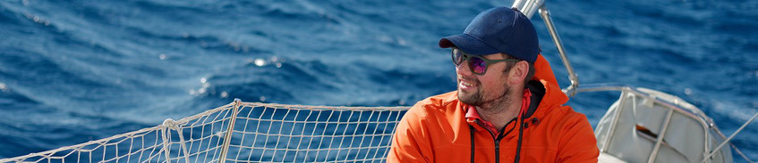 Segel Portraits: Segler an Bord