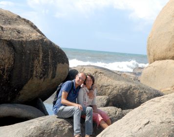 Sabine & Joachim an Land Sabine & Joachim an Land