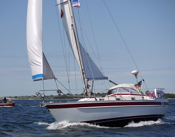 Segeln auf der Ostsee Segelboot auf der Ostsee