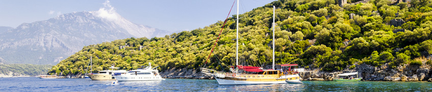 Panorama: Segeln auf der türkischen Ägäis