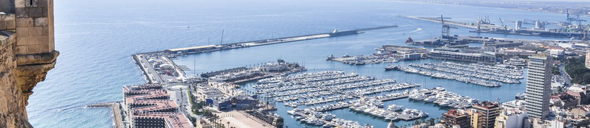 Segeln bei Alicante Segeln Alicante: Panorama